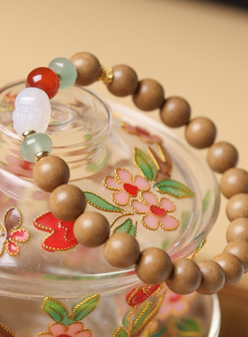 桂花合香珠手串女非遗中药香珠