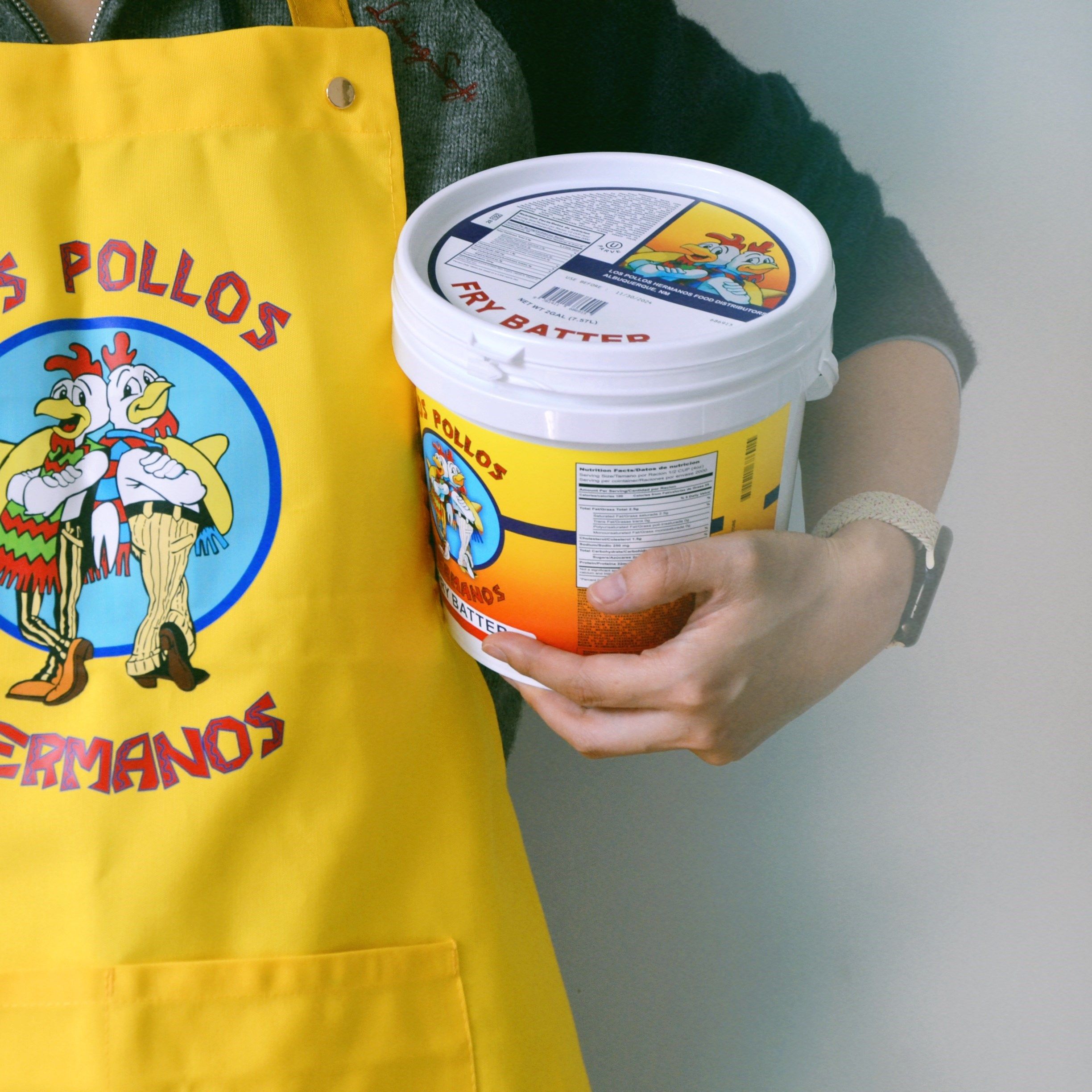 绝命毒师BetterCallSaul炸鸡店lospollos同款食品级塑料收纳桶,淘宝优惠券,粉丝福利购,淘宝优惠卷