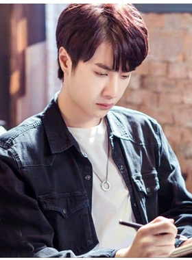 王一博同款指环项链男戒指吊坠