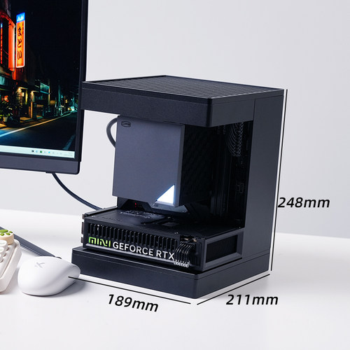 TiYing态影s1 9800X3D RTX5070mini 铝合金itx小海景台式电脑主机 - 图0