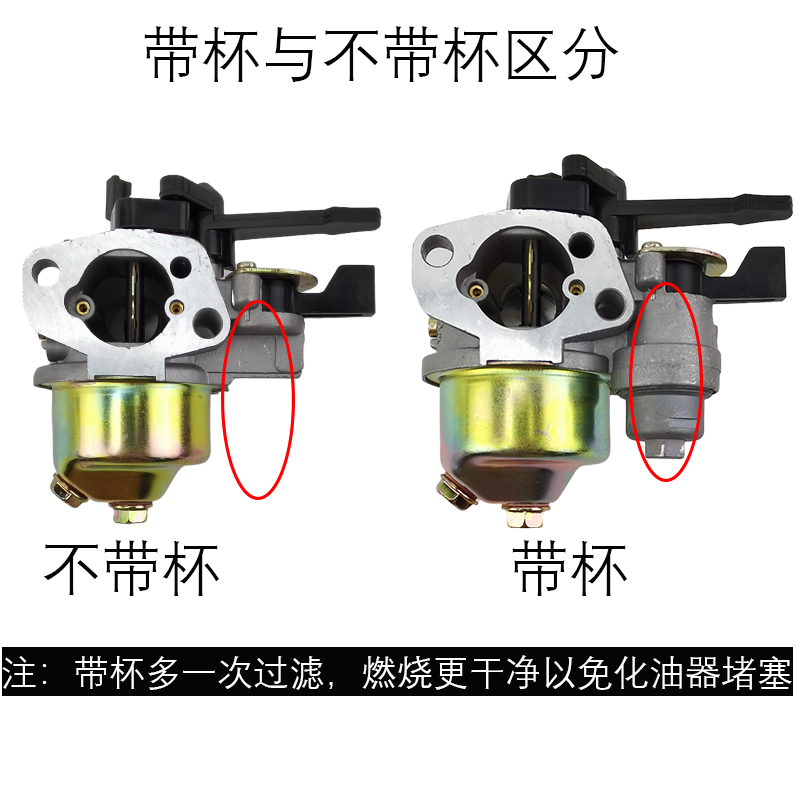 汽油机动力152F154F168F170F177F188F190F华益速必达国益化油器-图0