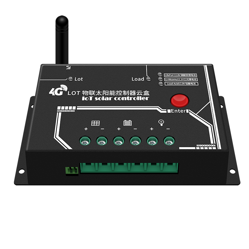 4G物联网太阳能控制器智能云盒12V24V蓄锂电池光伏充电手机APP远 - 图1