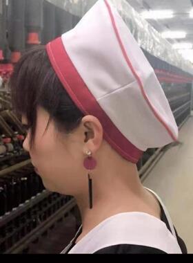 纺织厂防尘帽女工时尚定型效果好