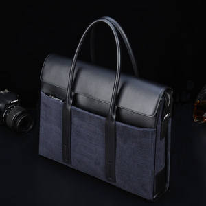 爵匠品牌男包手提包男商务包牛皮公文包男商务斜挎公务包大容量皮