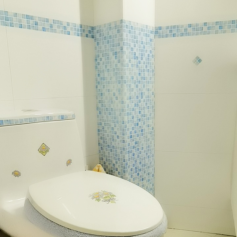 卫生间防水瓷砖贴纸装饰创意浴室墙壁砖贴画遮丑补洞洗手间厨房 - 图0