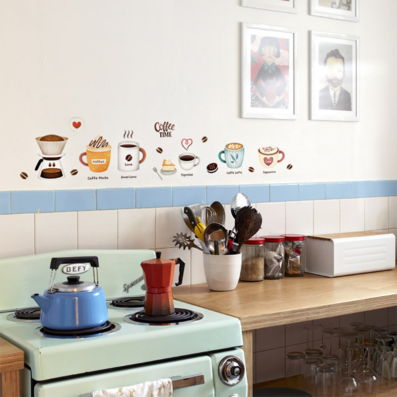 卫生间贴纸防水玻璃贴纸柜门柜子洗手台马桶墙贴画淋浴房贴画田园,淘宝优惠券,粉丝福利购,淘宝优惠卷