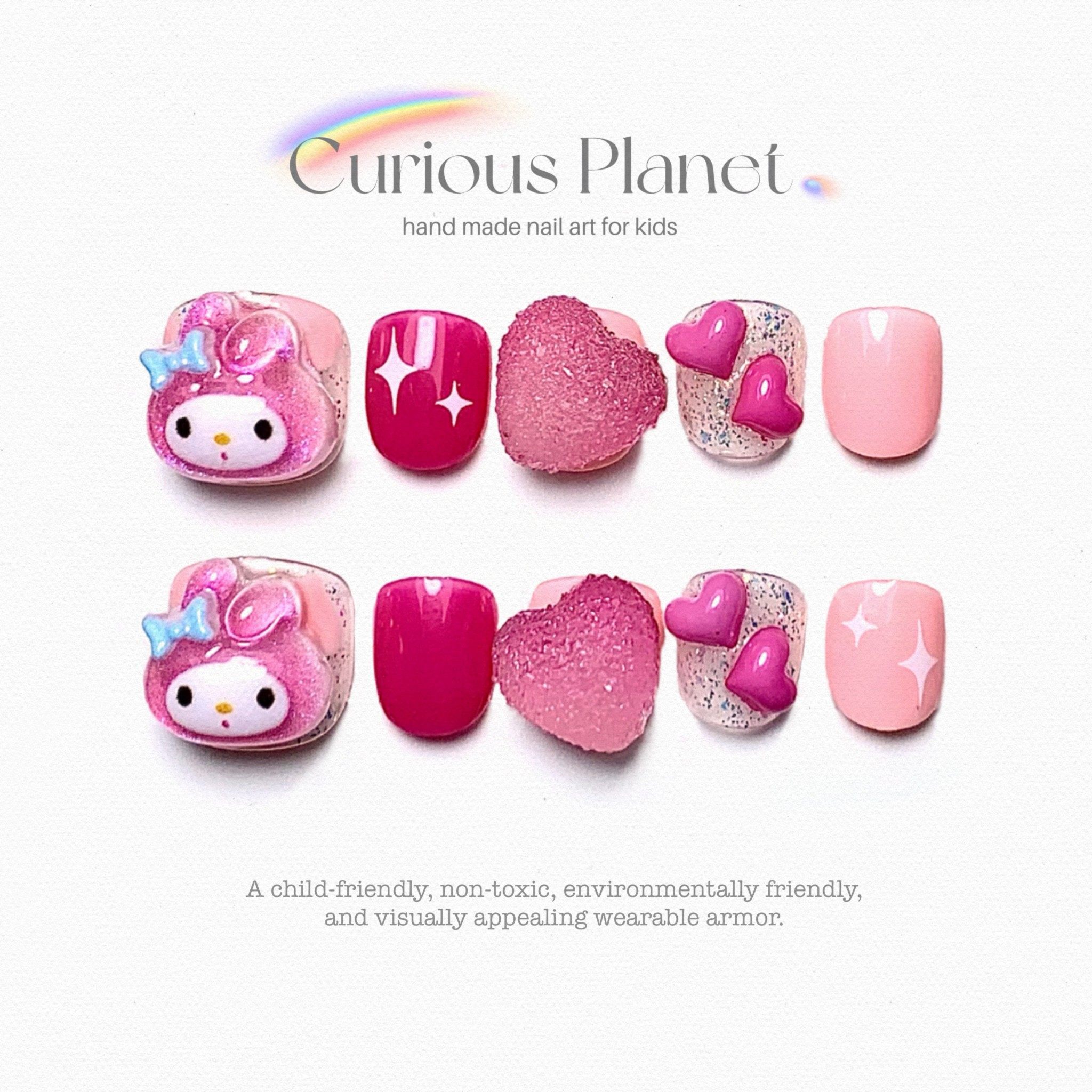 爱莎公主穿戴甲儿童艾莎美甲贴蓝色亮片短款指甲贴送女儿生日礼物,淘宝优惠券,粉丝福利购,淘宝优惠卷