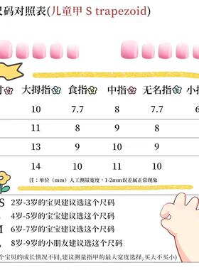 新年红色穿戴甲库可米卡通指甲贴节日喜庆指甲小女孩新年礼物美甲