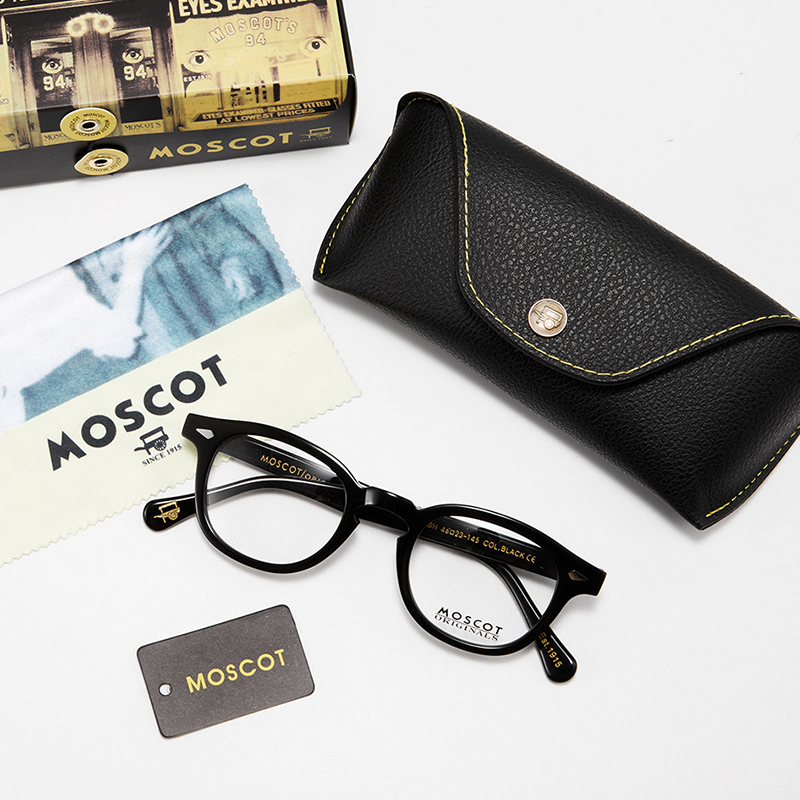 moscot lemtosh进口手工板材玛士高复古圆眼镜架玳瑁框男配近视女