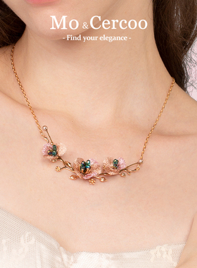 Mo&Cercoo配饰镀14K金色时尚项链