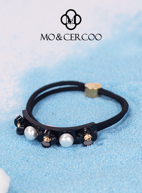 Mo&Cercoo头绳丸子头双圈发圈扎马尾女高弹力发绳醋酸女新款