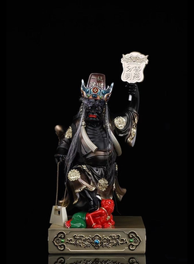 树脂中式黑白无常七爷八爷摆件