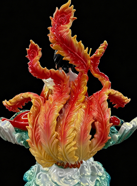 仿瓷红衣九天玄女娘娘九天圣母九天玄母天尊工艺品摆件家用礼品