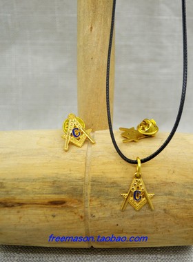 共济会欧美风格复古男士百搭吊坠
