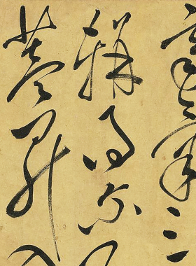 白玉蟾草书毛笔字字帖书法临摹