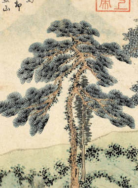 仿古画微喷复制画底稿装裱画芯