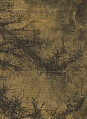 郭熙早春图仿古山水画画芯装裱