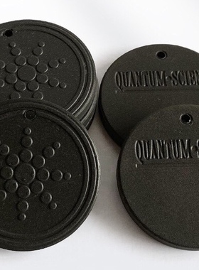 托玛琳吊坠太阳花黑色