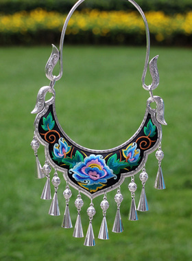 民族风饰品苗银项圈项链