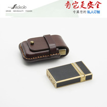 Handmade genuine leather lighter protective leather jacket suitable for Ji Van Hlang Sound All Bite anti-fall Business hanging waist