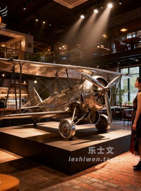 1934年霍克3型战斗机Hawk III 鹰Ⅲ大型铁艺飞机模型定制美陈道具