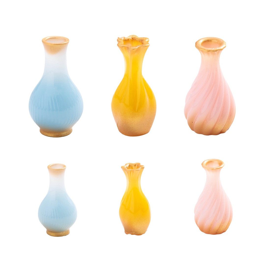 微景观创意手工插花艺术花瓶 DIY娃娃屋装饰品配件迷你树脂小摆件,淘宝优惠券,粉丝福利购,淘宝优惠卷