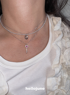 hellojune S925银 钥匙项链