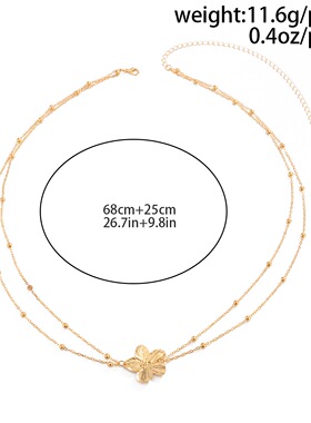 辣辣家欧美风复古双层手链轻奢小众精致质感女生身体链腰链套装