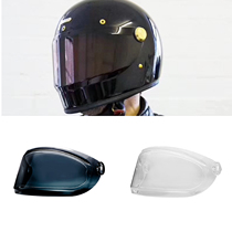 British hedon Heroine Racer Coal full helmet transparent black safety helmet visor windshield