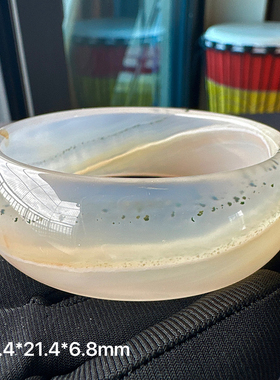 高冰起光海洋玉髓玛瑙手镯饰品