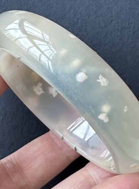 冰透网红百搭风转好运玛瑙手镯