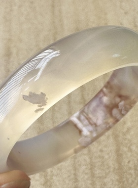 天然冰透硬核礼物玛瑙手镯