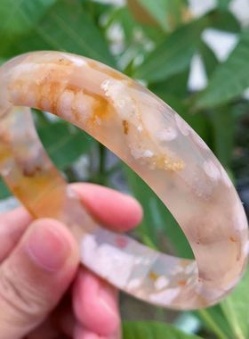 天然马达加斯加柠檬黄礼品手镯