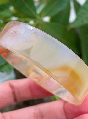 红色水晶樱花玛瑙公主风玉髓手镯