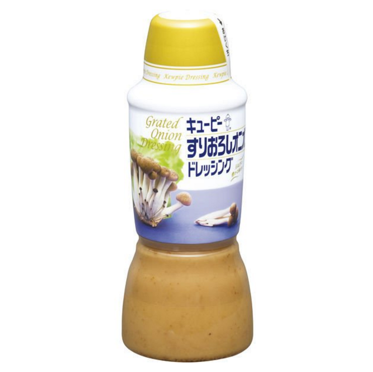 日本进口 丘比 调味汁 深煎芝麻味洋葱味芝麻油大蒜味380ml - 图0