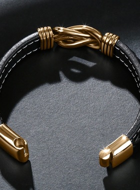 欧美复古编织手链潮牌装饰品潮男