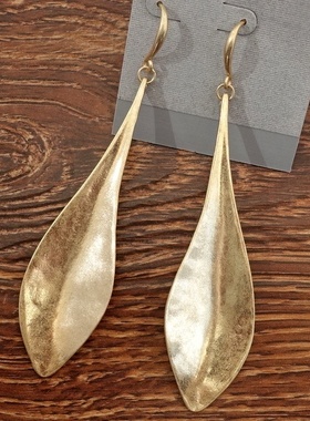 西洋欧美设计师腔调森女文艺嘻哈朋克摇滚范叶子造型耳环项圈套装