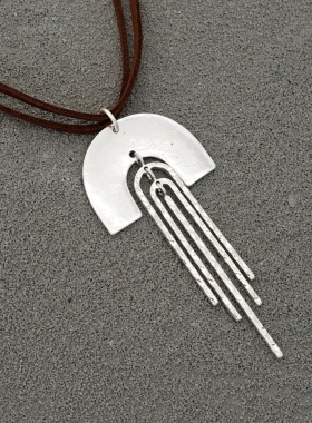 拉睦RLM SOHO亚光镀银欧美风设计师腔调文艺嘻哈朋克摇滚范项链