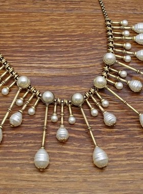 度假摄影宴会派对舞T台走秀场明星款奢侈品大牌风潮人个性项链