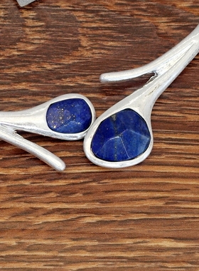 西洋欧美风青金石设计师腔调森女文艺范舞台走秀场项圈