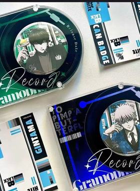 小红书同款唱片吧唧砖亚克力收纳