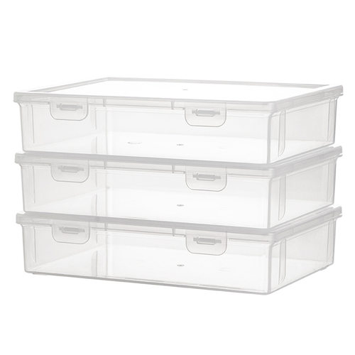 文件手账文具收纳盒绘本书立马克笔书本收纳盒办公桌面书本收纳箱 - 图2