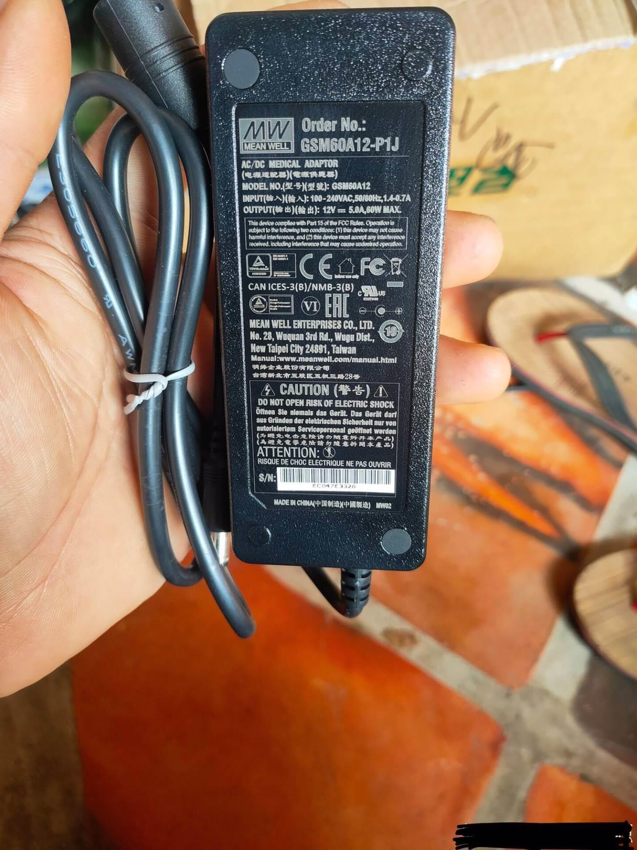 ！兴隆工控明纬GSM60A电源适配器220转24V5V9V12V15V18V48V三插P1-图2