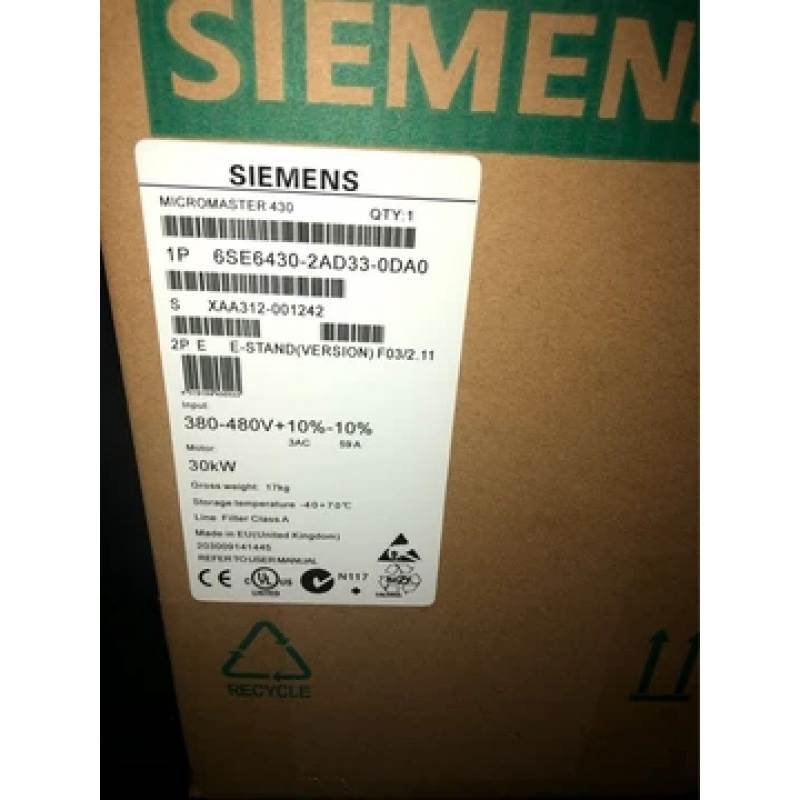 6SE6430-2AD34-5EA0西门子MM430变频器45KW6SE6430-2AD35-5FA0正 - 图2