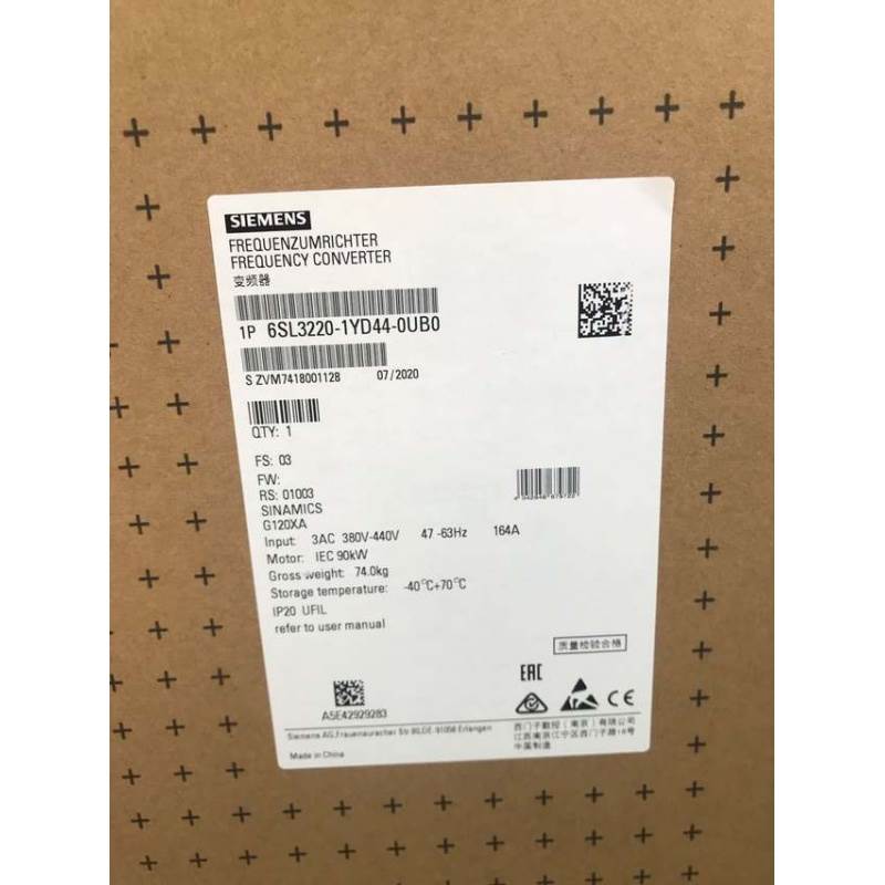 西门子G120XA风机水泵专用变频器90kW 6SL3220-1YD44-0UB0/OUBO询 - 图1