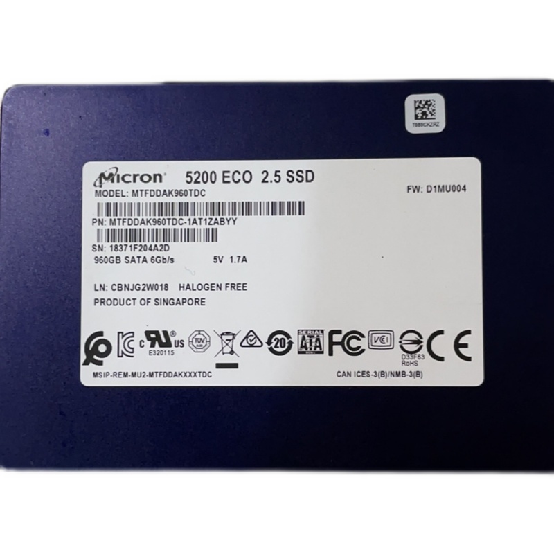 镁光960G SATA 2.5寸 5200ECO MTFDDAK960TDC - 图3