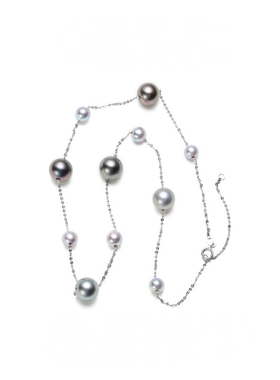 海水真多麻爱迪生大溪地珍珠项链