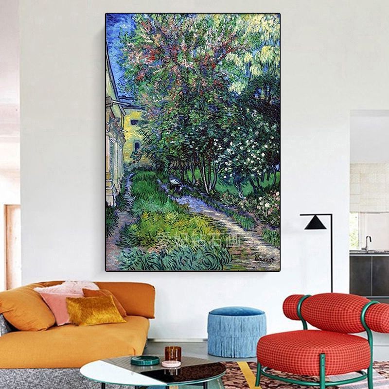 世界名画DIY方钻满钻钻石画钻石绣梵高 · 笔下的树粘贴钻十字绣,淘宝优惠券,粉丝福利购,淘宝优惠卷