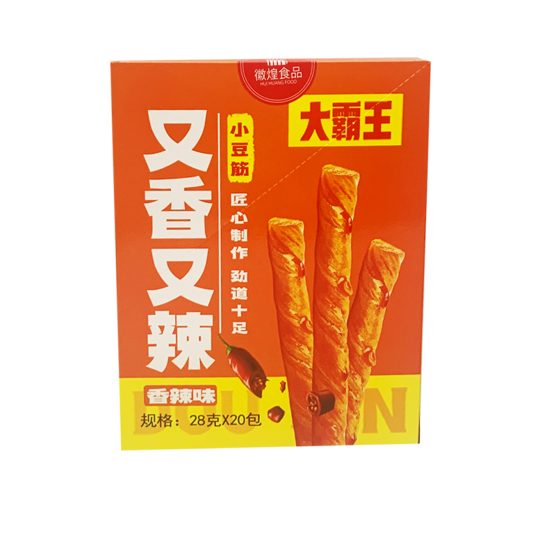 大霸王小豆筋又麻又辣豆腐干辣条小包装零食小吃休闲食品整箱 - 图2