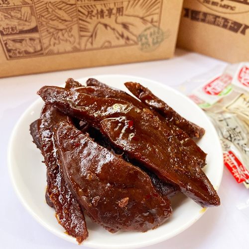 大霸王手撕肉干香辣麻辣风干鸭肉干零食小吃休闲食品湖南肉类肉条 - 图2